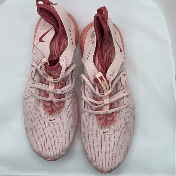 Nike Free Run Flyknit 2018 Womens Running Shoes US 9 Pink/Red Lightweight Breath - Picture 2 of 5